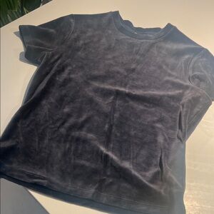 Theory Navy Velvet Tee